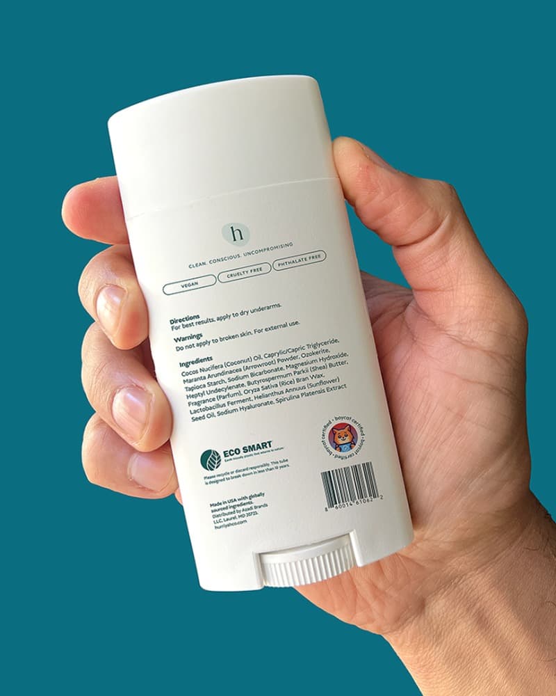 Hurriyah Natural Deodorant - Coastal Drift Scent, Aluminum-Free, 2.65 oz - image 4