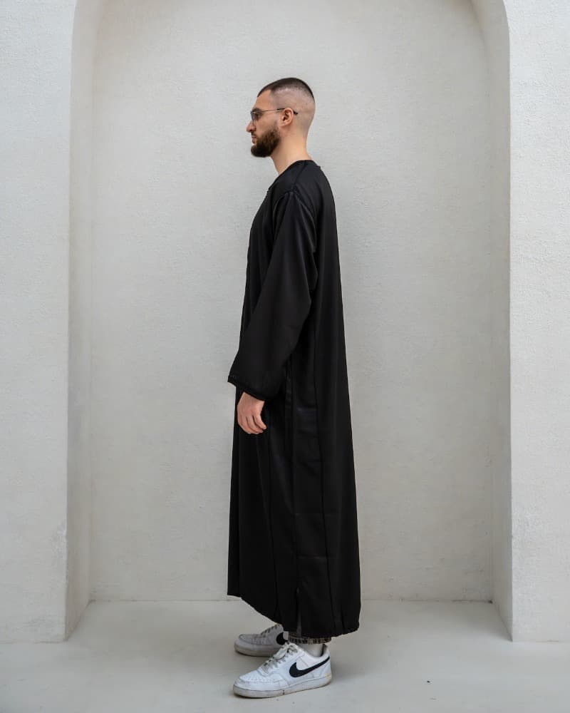 Midnight Black Kaftan - image 2
