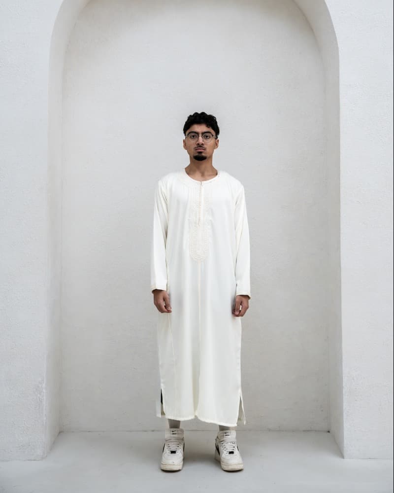 Pearl White Kaftan - image 1