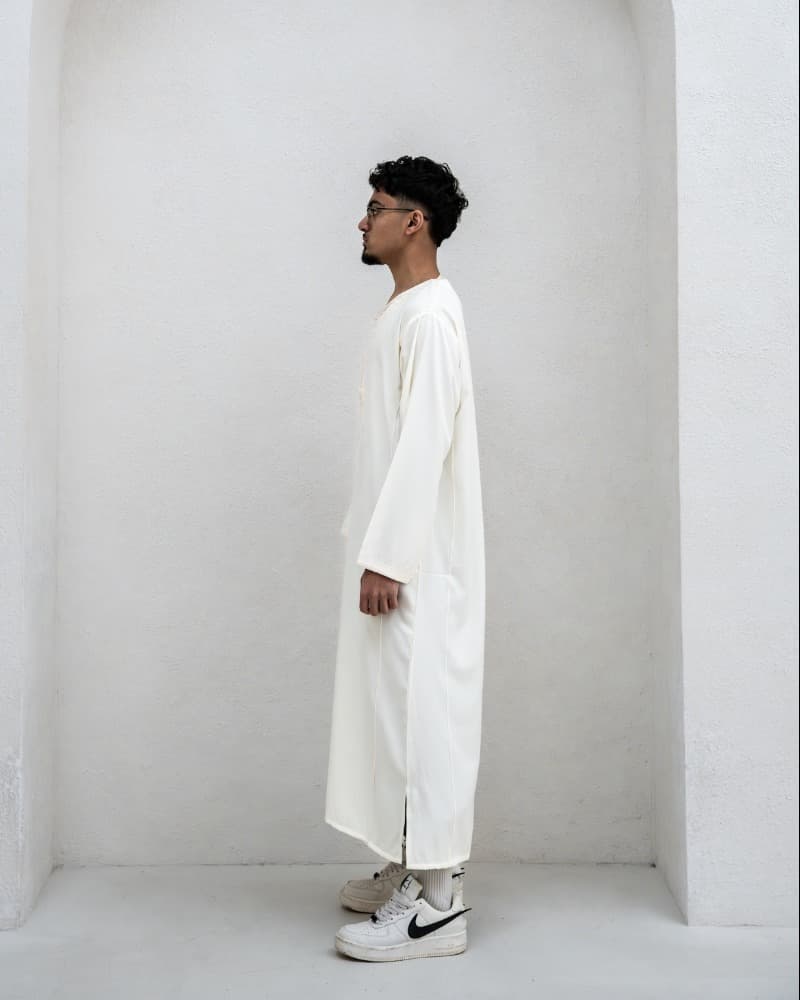 Pearl White Kaftan - image 2