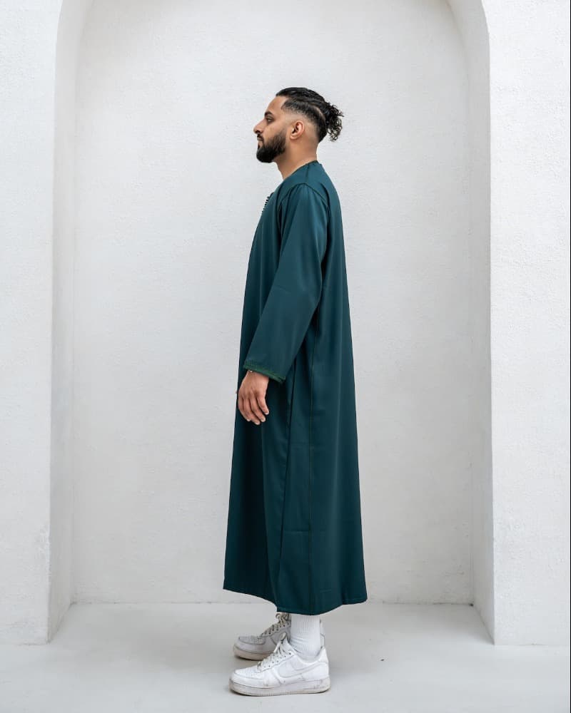 Forest Green Kaftan - image 2