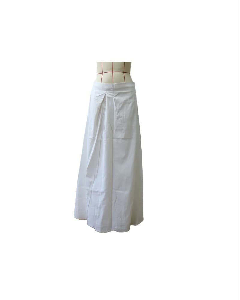 Arya Lined Straight Skirt - White - image 2